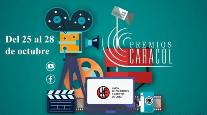 Cartel de los Premiso Caracol del 25 al 28 de octubre