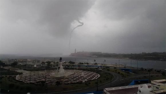 Posible tromba marina