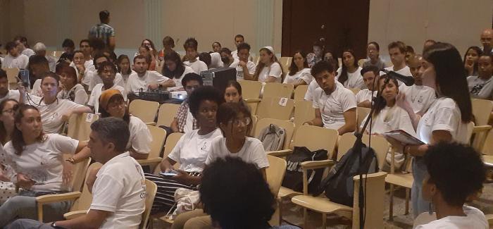 Asamblea Decimo Congreso de la FEU en la Universidad de La Habana