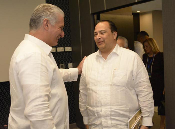 Díaz-Canel en reunión de Asociación Estados del Caribe