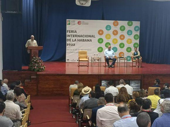 Inauguración del V Foro de Inversiones y Presentación sobre Inversión Extranjera, cómo parte de la edición 38 de la Feria Internacional de La Habana (Fihav 2022).