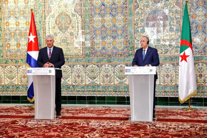 Informan Presidentes de Cuba y Argelia resultados de reunión