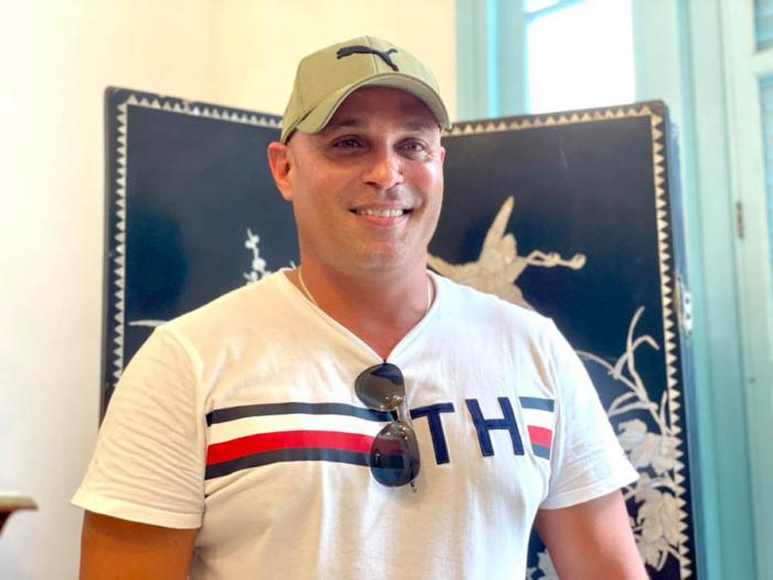 El actor cubano Alberto Yoel García