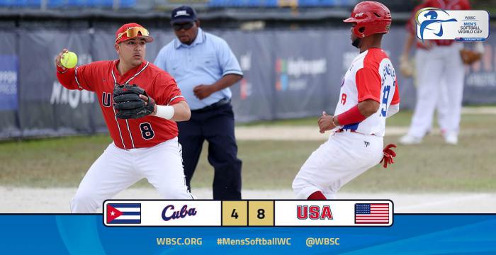 Resultado del juego Cuba vs Estados Unidos en mundial de softbol