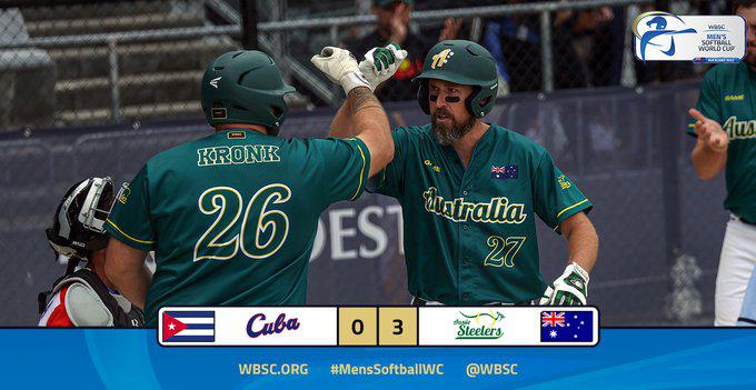 Australia vence a Cuba en Mundial de Softball