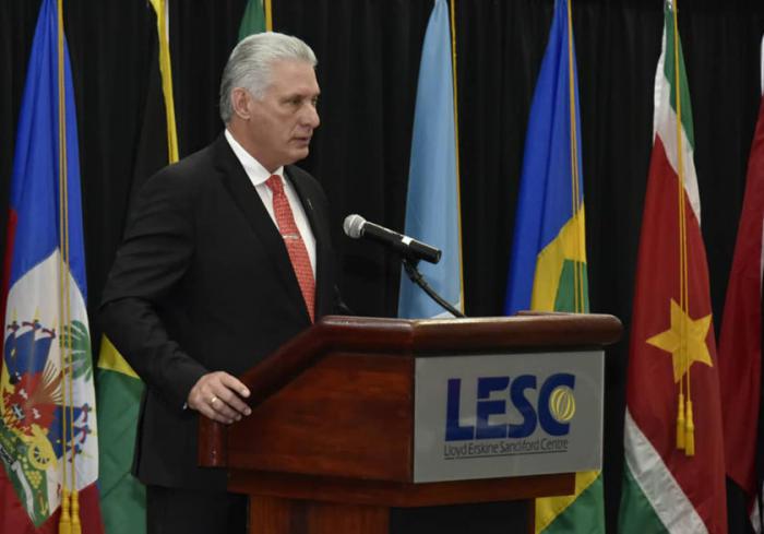 Miguel Díaz-Canel en Caricom
