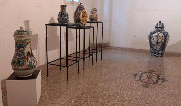 Algunas obras de la exposición.