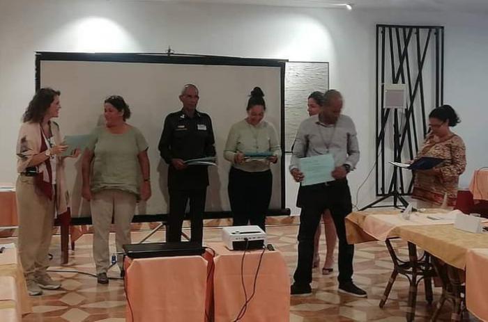 Participantes en el taller