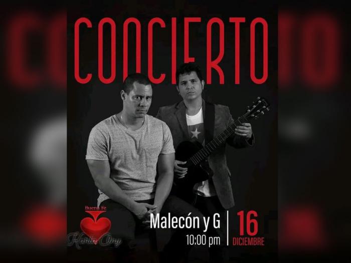 Cartel concierto de Buena Fé