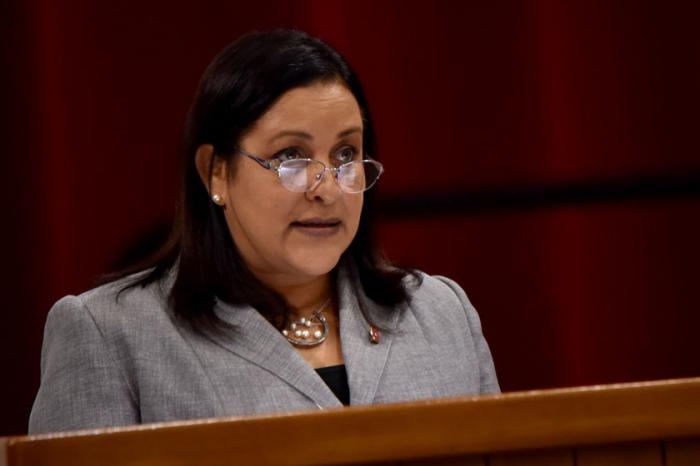 Mayra Arevich Marín, ministra de Comunicaciones.