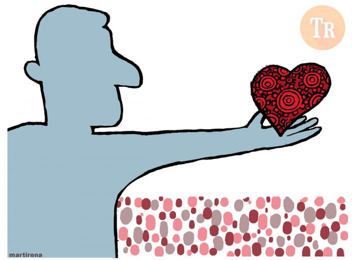 Ilustración: Con el corazón en la mano