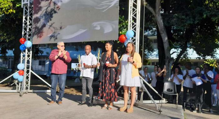 Acto por el Día del Educador en el IPVC V. I. Lenin