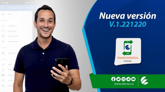 Nueva versión de transfermóvil