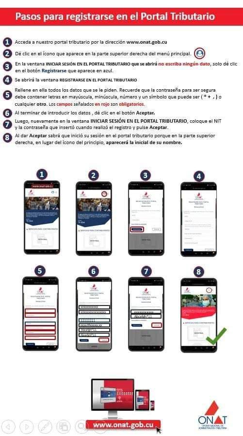 ONAT informa sobre Vectores Fiscales para el 2023