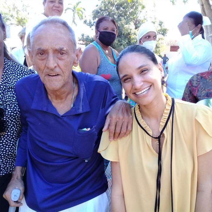 Annie Garcés y Eduardo