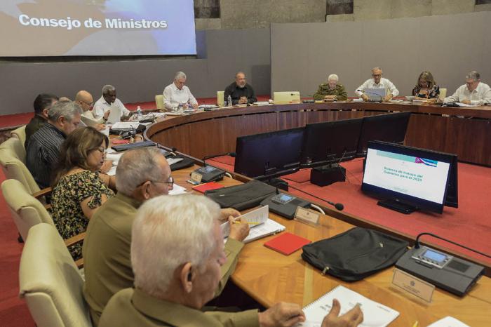 Reunión del Consejo de Ministros de Cuba