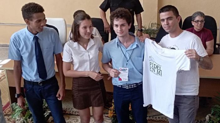 Guillermo González Cabrera, del IPVCE Lenin, elegido primer delegado directo a II Asamblea Nacional de la Federación de Estudiantes de la Enseñanza Media