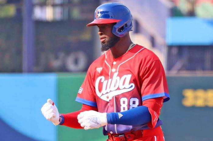 Jugador del equipo Cuba