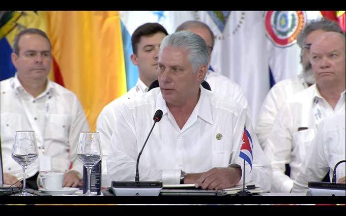 Interviene Díaz-Canel en Cumbre Iberoamericana en Dominicana