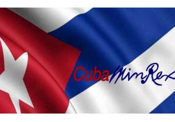 Bandera cubana Cuba Minrex