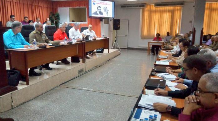 Díaz-Canel en Pleno del Consejo Nacional de la CTC