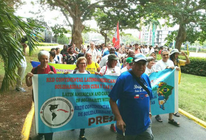 En La Habana a XVI Brigada Internacional de Solidaridad con Cuba