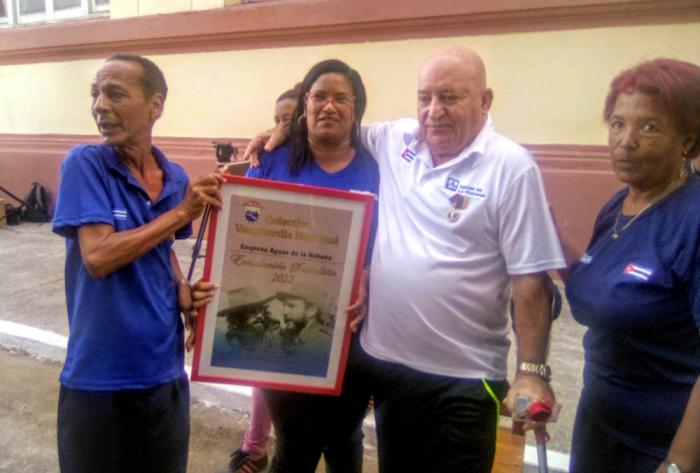 Distinción Vanguardia Nacional a Aguas de La Habana