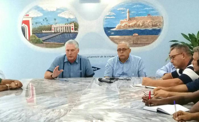 Miguel Díaz-Canel y Luis Antonio Torres Iríbar