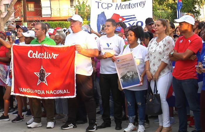 Trabajadores de Cubiza en celebración del Primero de Mayo