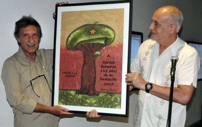 Bohemia obtiene Premio de la dignidad
