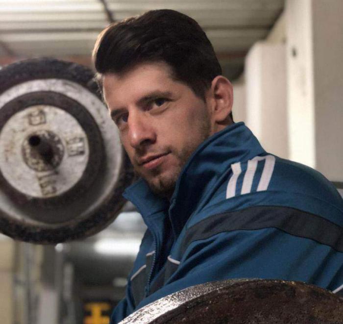 Aldo Iser Santamaría, dueño y entrenador de un gimnasio en el Vedado