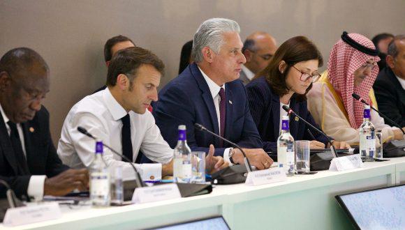 Díaz-Canel en  Cumbre sobre el Nuevo Pacto Financiero Internacional