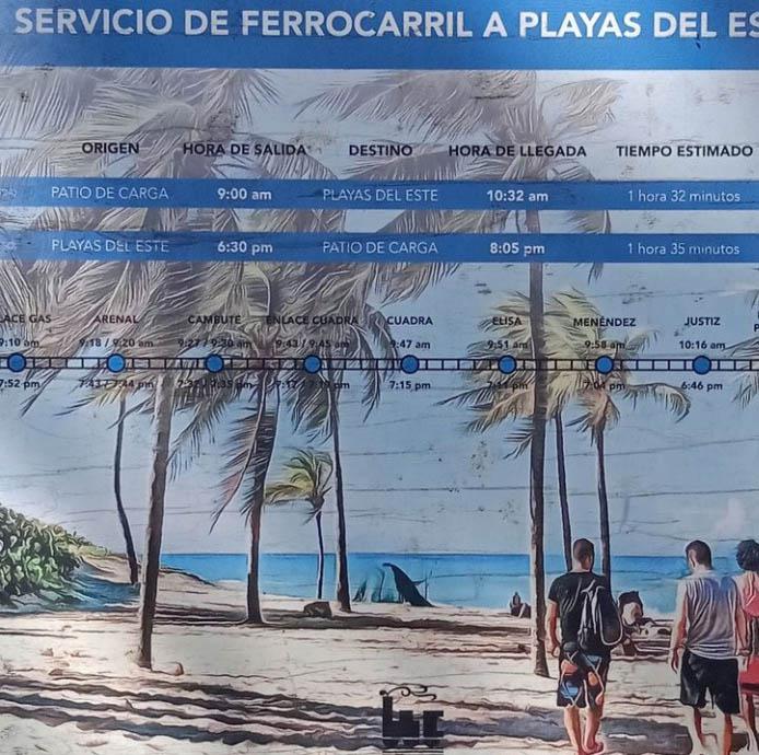 Tren a playas del este