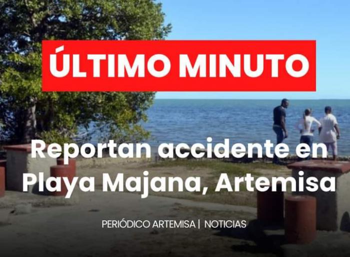 Accidente en Playa Majana 