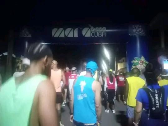 Minutos antes de la salida.