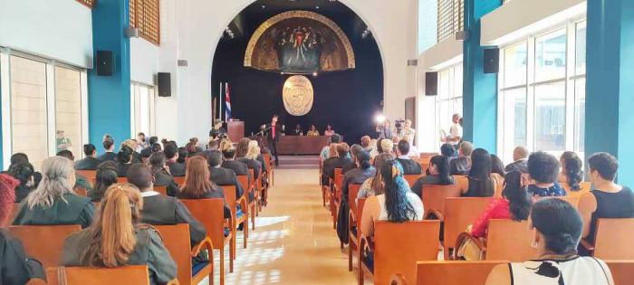 Acto solemne por el aniversario 185 de la Real Audiencia Pretorial de San Cristóbal de La Habana