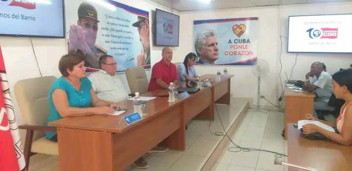 El Héroe de la República de Cuba Gerardo Hernández Nordelo, Coordinador Nacional de los CDR dio a conocer las actividades en saludo al aniversario 63 de la organización y la celebración del X Congreso.