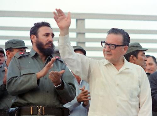 Fidel y Allende en La Habana, en 1972