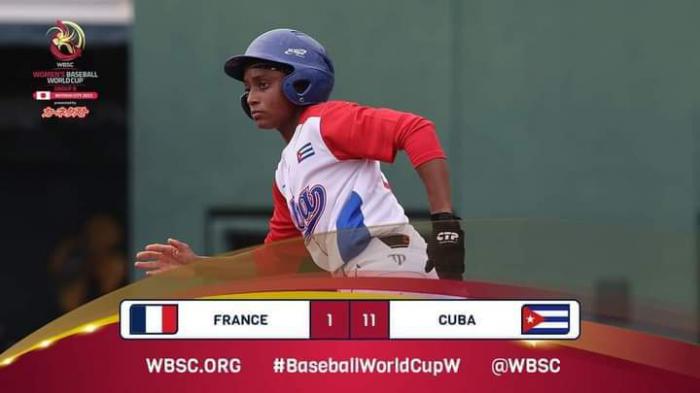 Jugadora del equipo cubano
