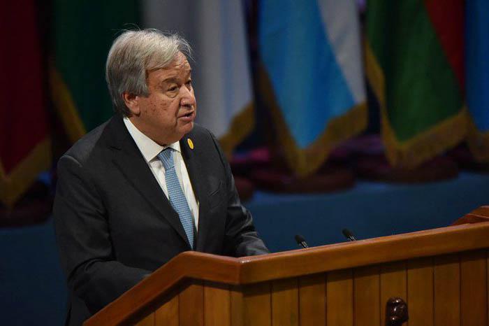 Antonio Guterres, secretario general de la Organización de Naciones Unidas (ONU),