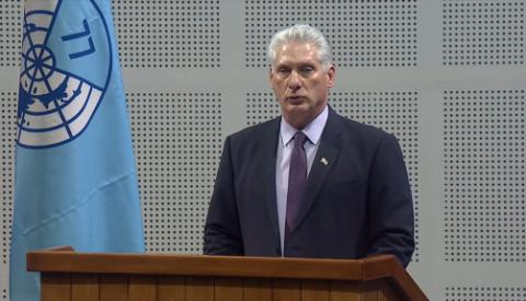 Miguel Díaz-Canel Bermúdez en Cumbre del G 77 y China