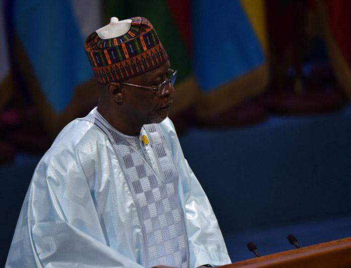 Sangaré Yaou Bakary, ministro de Asuntos Exteriores de Níger