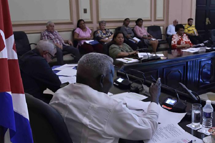 Reunión del Consejo de Estado de Cuba