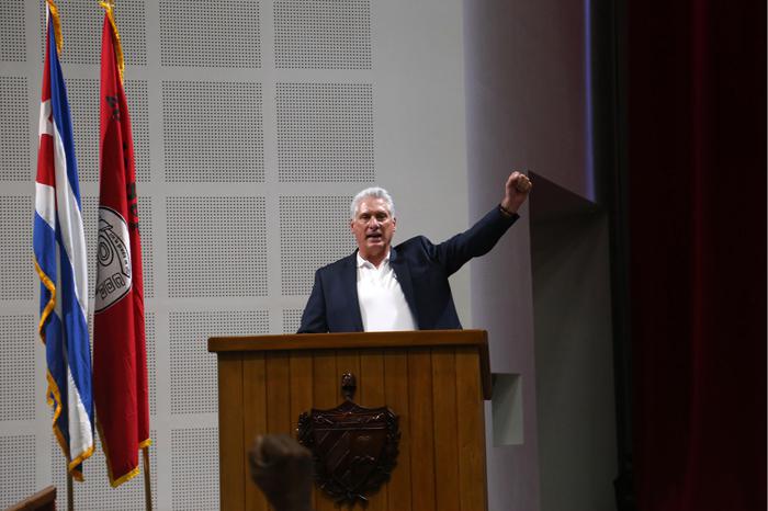 Díaz-Canel en el discurso de clausura del X Congreso de los CDR