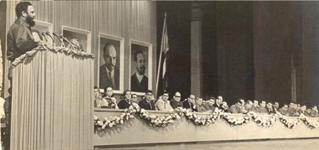 Fidel en la constitución del Comité Central del PCC
