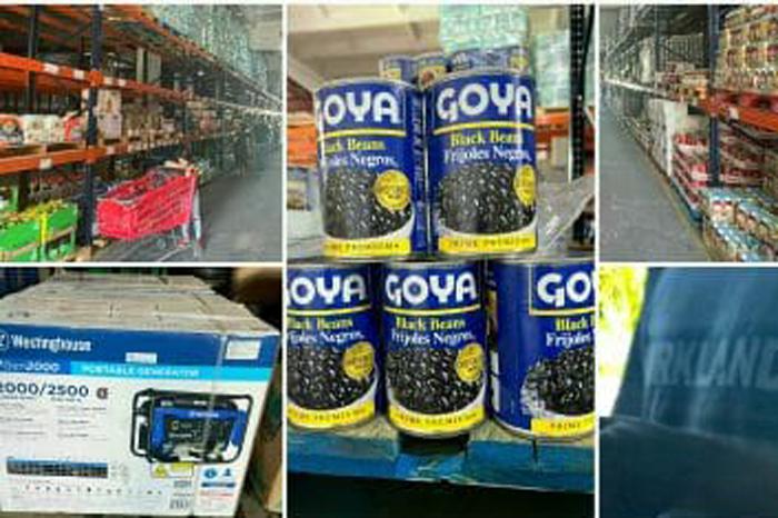 Productos en un mercado