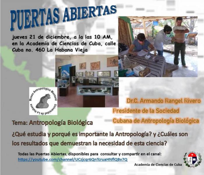 Puertas abiertas sobre antropología