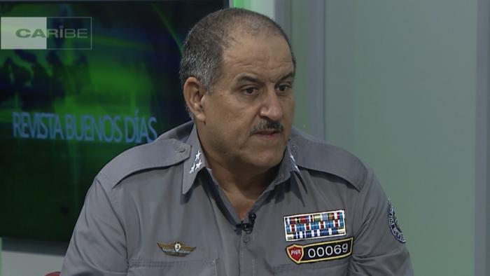 Coronel Roberto Rodríguez Fernández, jefe del Órgano Especializado de Tránsito de la Dirección General de la Policía Nacional Revolucionaria.