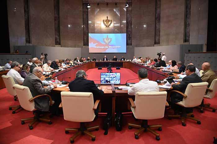 Sesión del Consejo de Ministros
