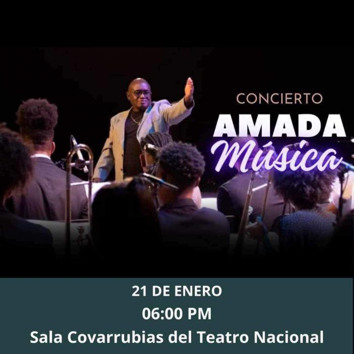 Cartel del concierto Amada Música